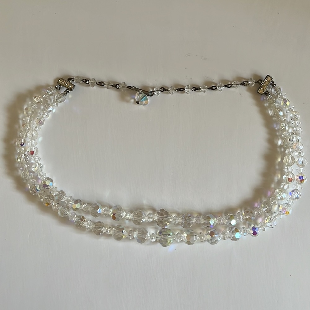 Vintage Czech Crystal Necklace